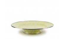 Cake Plate Butter Yellow