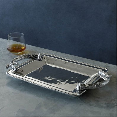 Western Antler Rectangular Tray Medium