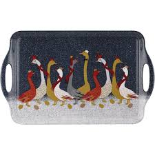 Christmas Geese Dessert Tray