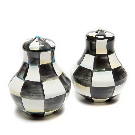 Courtly Check Enamel Salt and Pepper