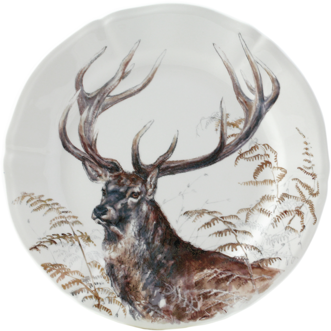 Sologne Dessert Plate Stag