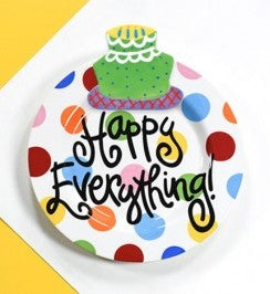 Bright Dot Happy Everything Big Round Platter